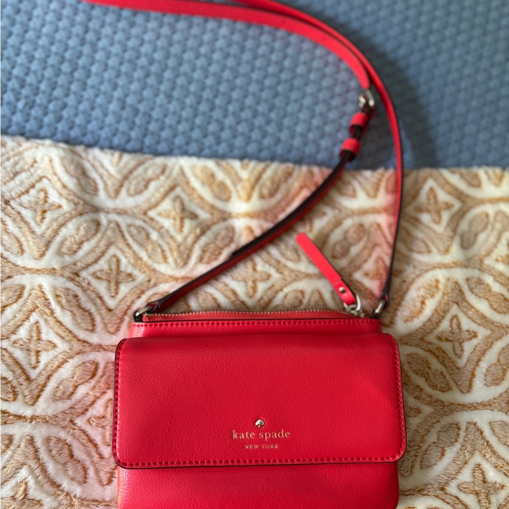Kate Spade Vibrant Red Crossbody Bag